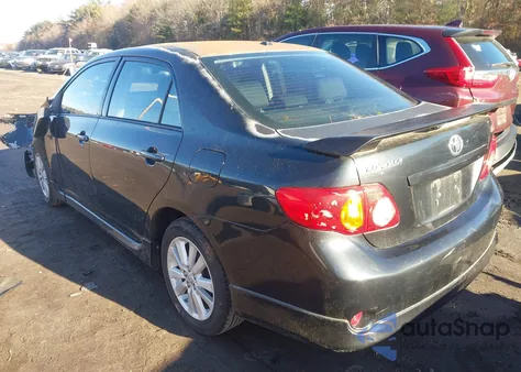 2009 Toyota Corolla S из США, поврежденный, VIN 1NXBU40E49Z148430